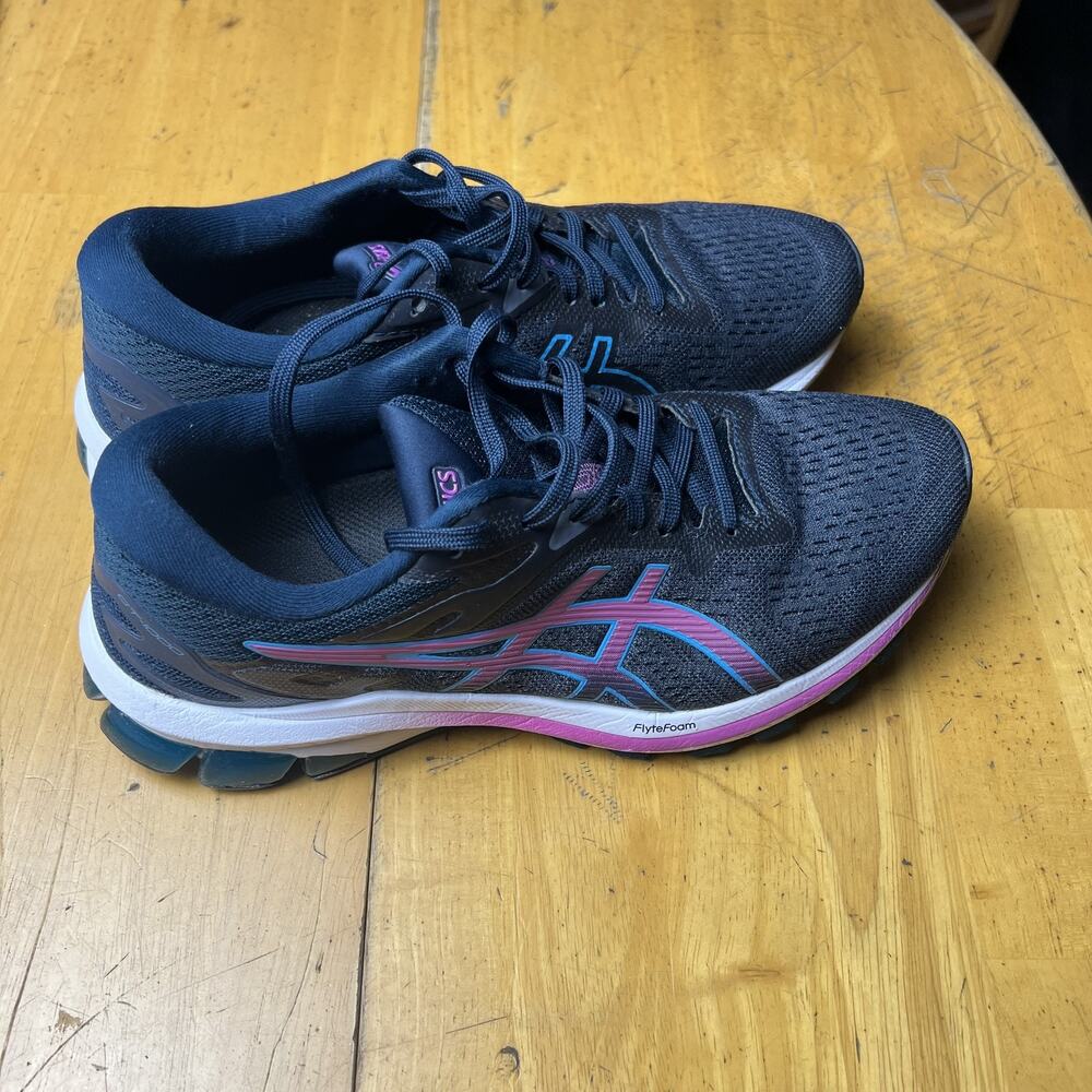 ASICS GT-1000 10 Women's Running Shoes - Blue/Pink/Purple